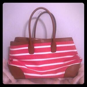 RL Striped Tote 